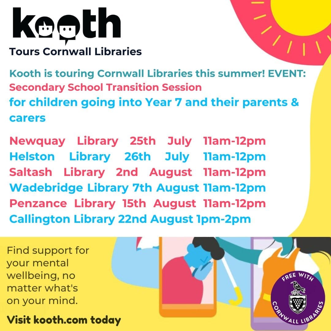 Kooth Tour of Cornwall Libraries